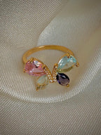 Rosy Monarch Butterfly Ring