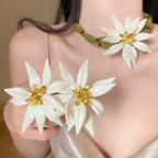 Bohemian Beaded Large Flower Necklace