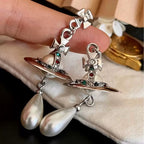 Cyber Royal Orb earrings