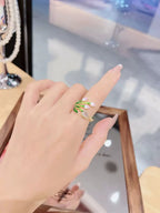 Delicately Wrapped Tulip Ring