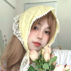 Buttercup Meadow Lace Headscarf