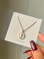 Minimal Tulip Necklace