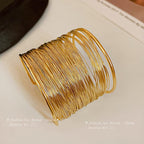 Coil Statement Cuff Bracelet