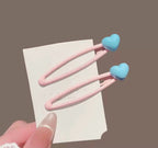 Candy-Coded Heart Hair Clip (1 piece )